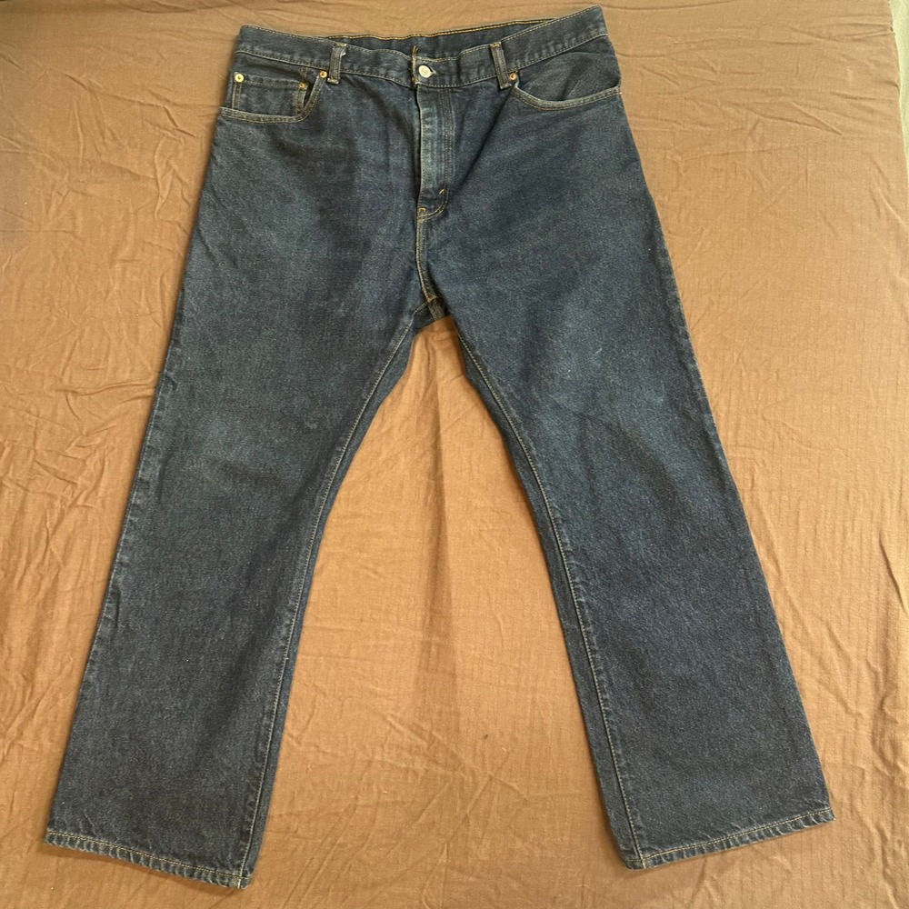 Levi's 517 Bootcut Jeans‎ Mens 38x30 Dark Wash Denim Pants Classic Fit